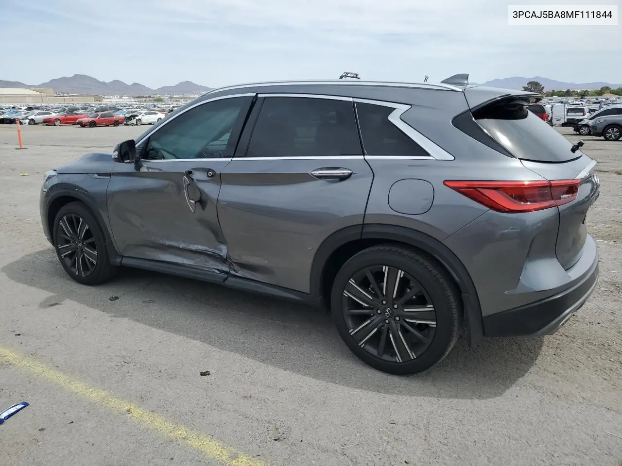 2021 Infiniti Qx50 Luxe VIN: 3PCAJ5BA8MF111844 Lot: 52151355