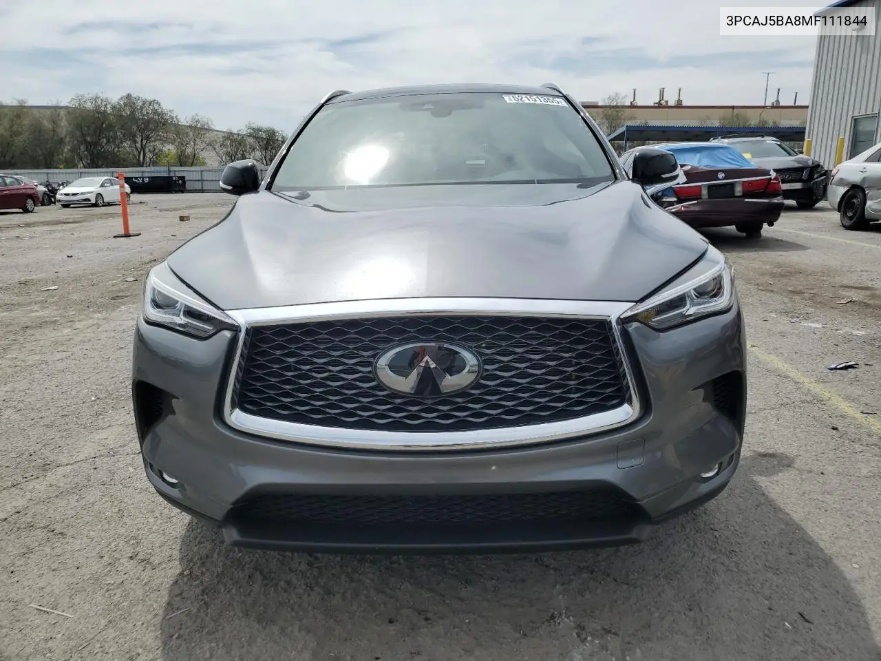 2021 Infiniti Qx50 Luxe VIN: 3PCAJ5BA8MF111844 Lot: 52151355