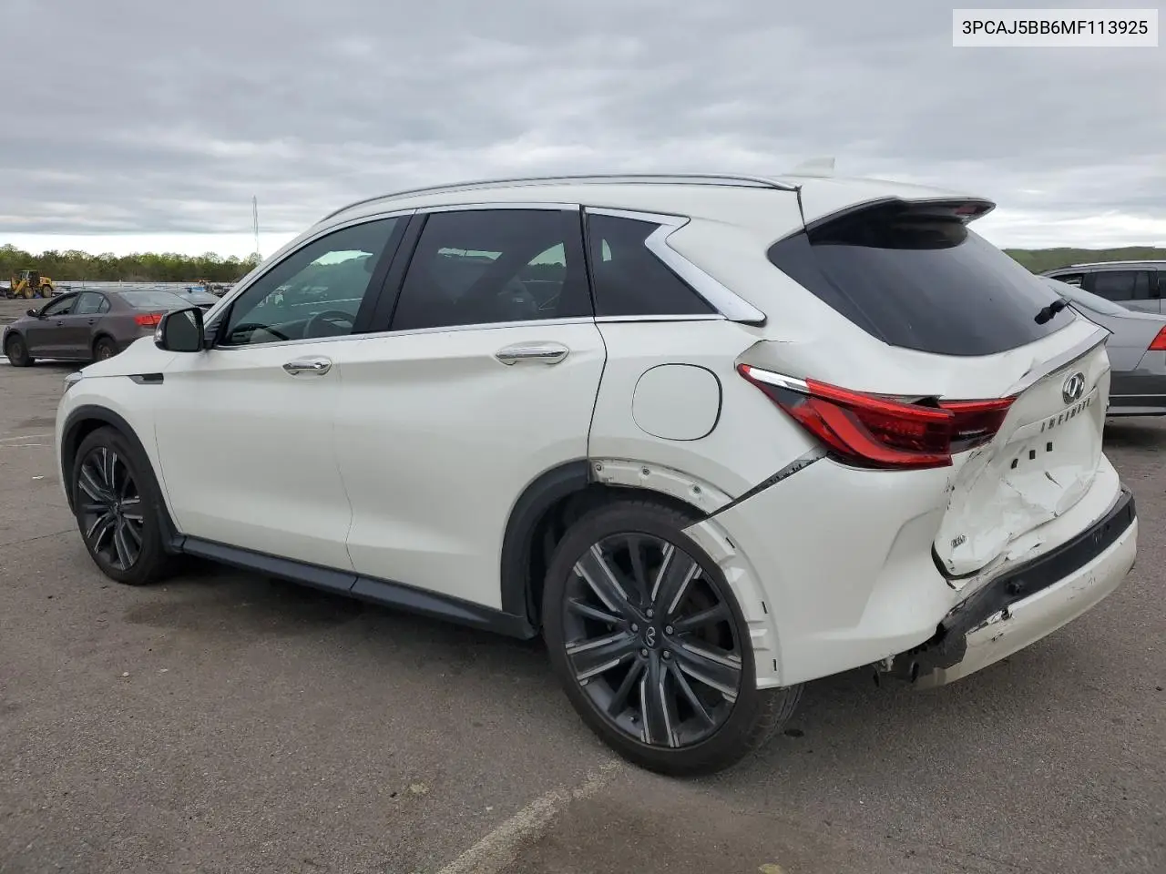 2021 Infiniti Qx50 Luxe VIN: 3PCAJ5BB6MF113925 Lot: 55441135
