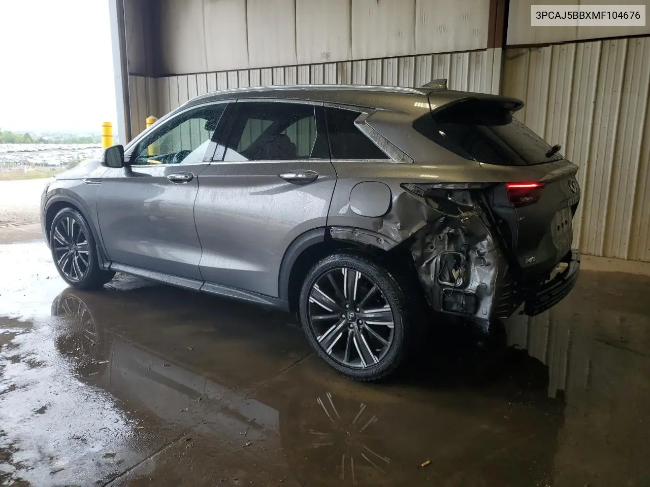2021 Infiniti Qx50 Luxe VIN: 3PCAJ5BBXMF104676 Lot: 55590605
