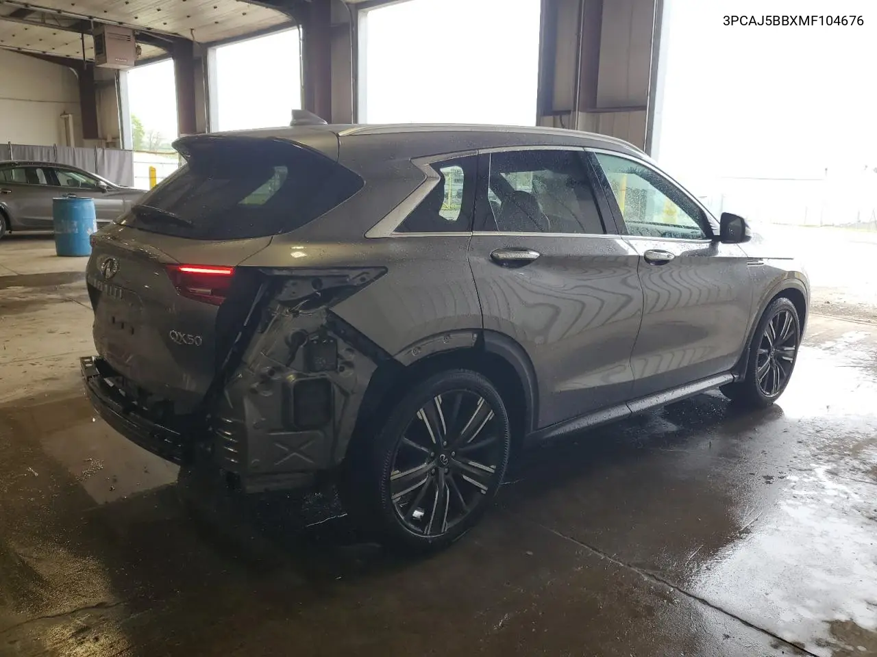 2021 Infiniti Qx50 Luxe VIN: 3PCAJ5BBXMF104676 Lot: 55590605