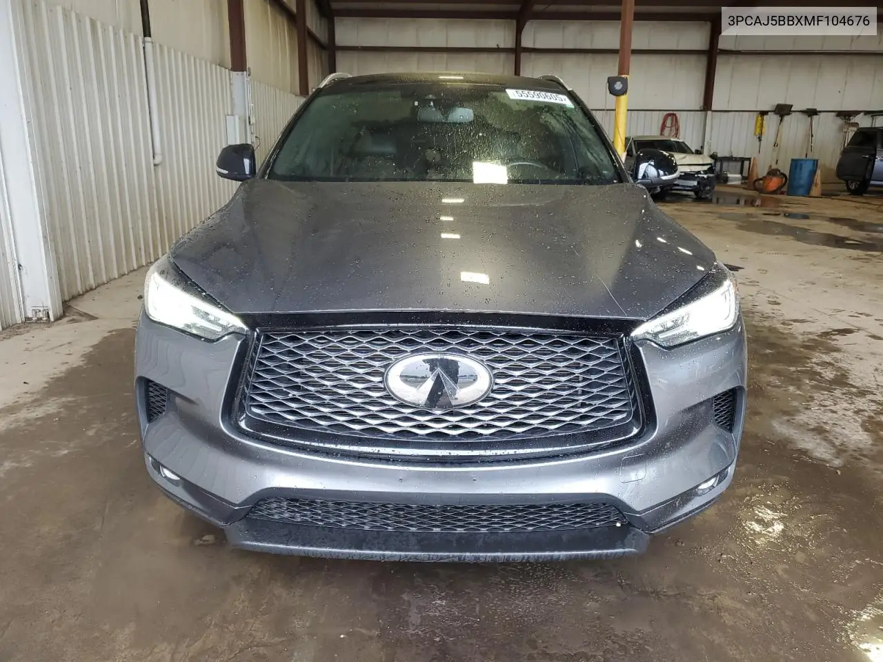 2021 Infiniti Qx50 Luxe VIN: 3PCAJ5BBXMF104676 Lot: 55590605