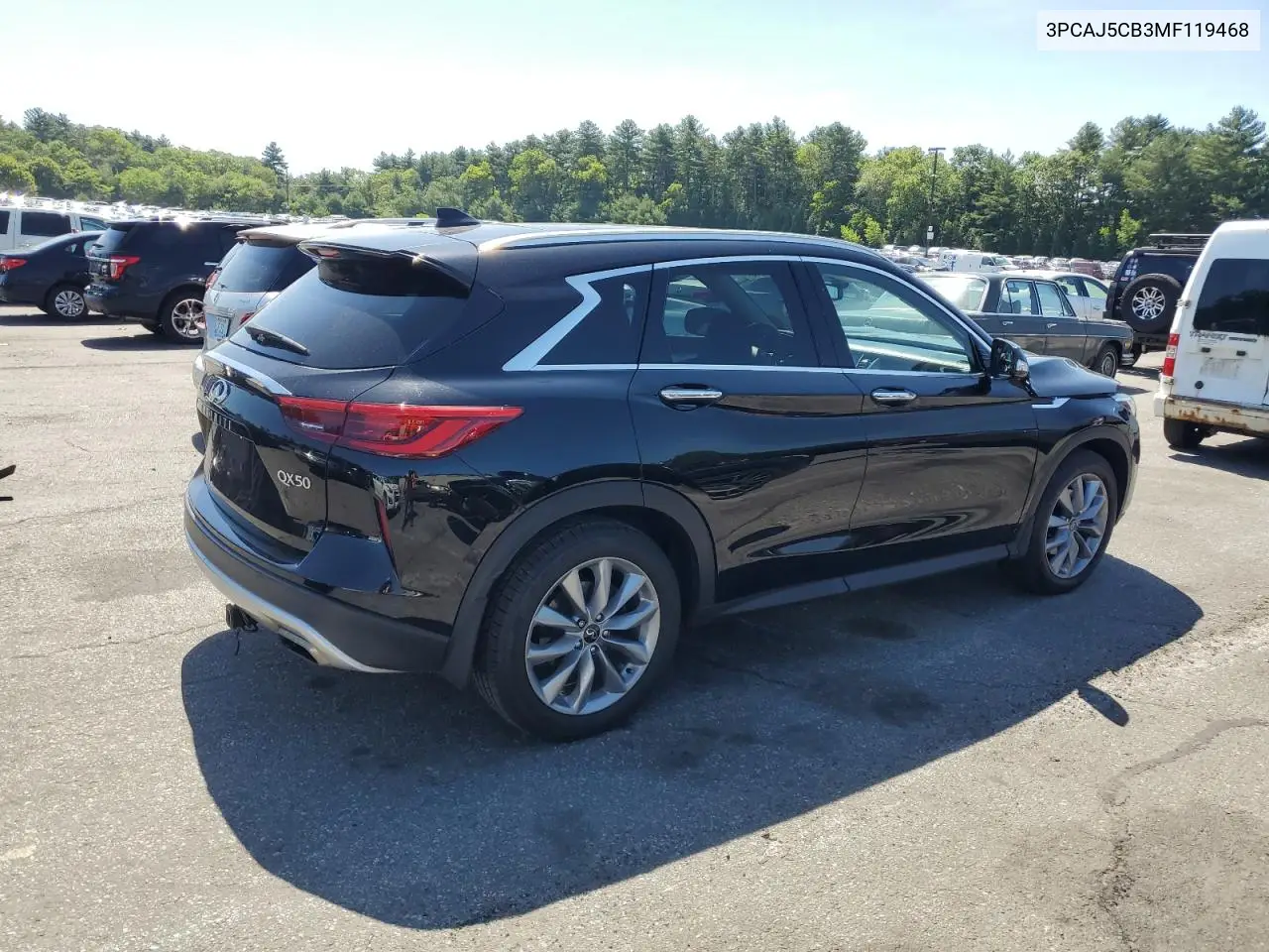 2021 Infiniti Qx50 Essential VIN: 3PCAJ5CB3MF119468 Lot: 61561645