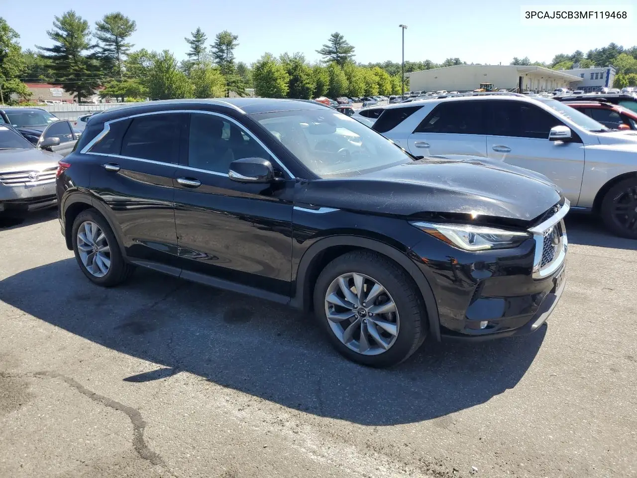 2021 Infiniti Qx50 Essential VIN: 3PCAJ5CB3MF119468 Lot: 61561645