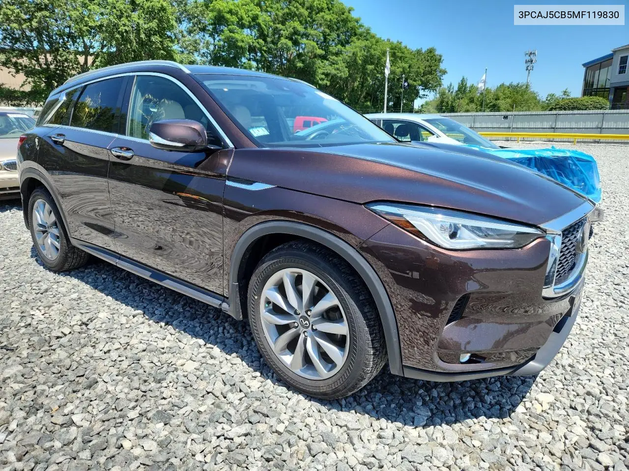 2021 Infiniti Qx50 Essential VIN: 3PCAJ5CB5MF119830 Lot: 61600225