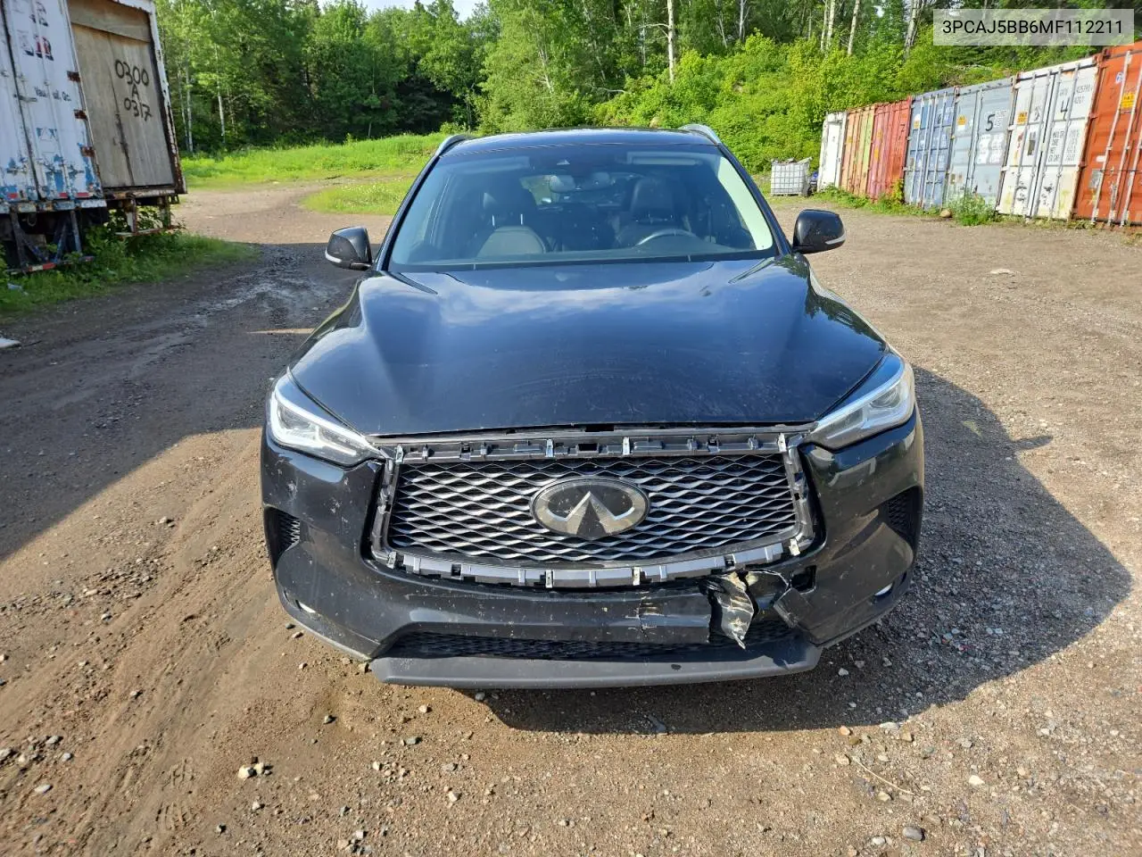 2021 Infiniti Qx50 Luxe VIN: 3PCAJ5BB6MF112211 Lot: 61723025