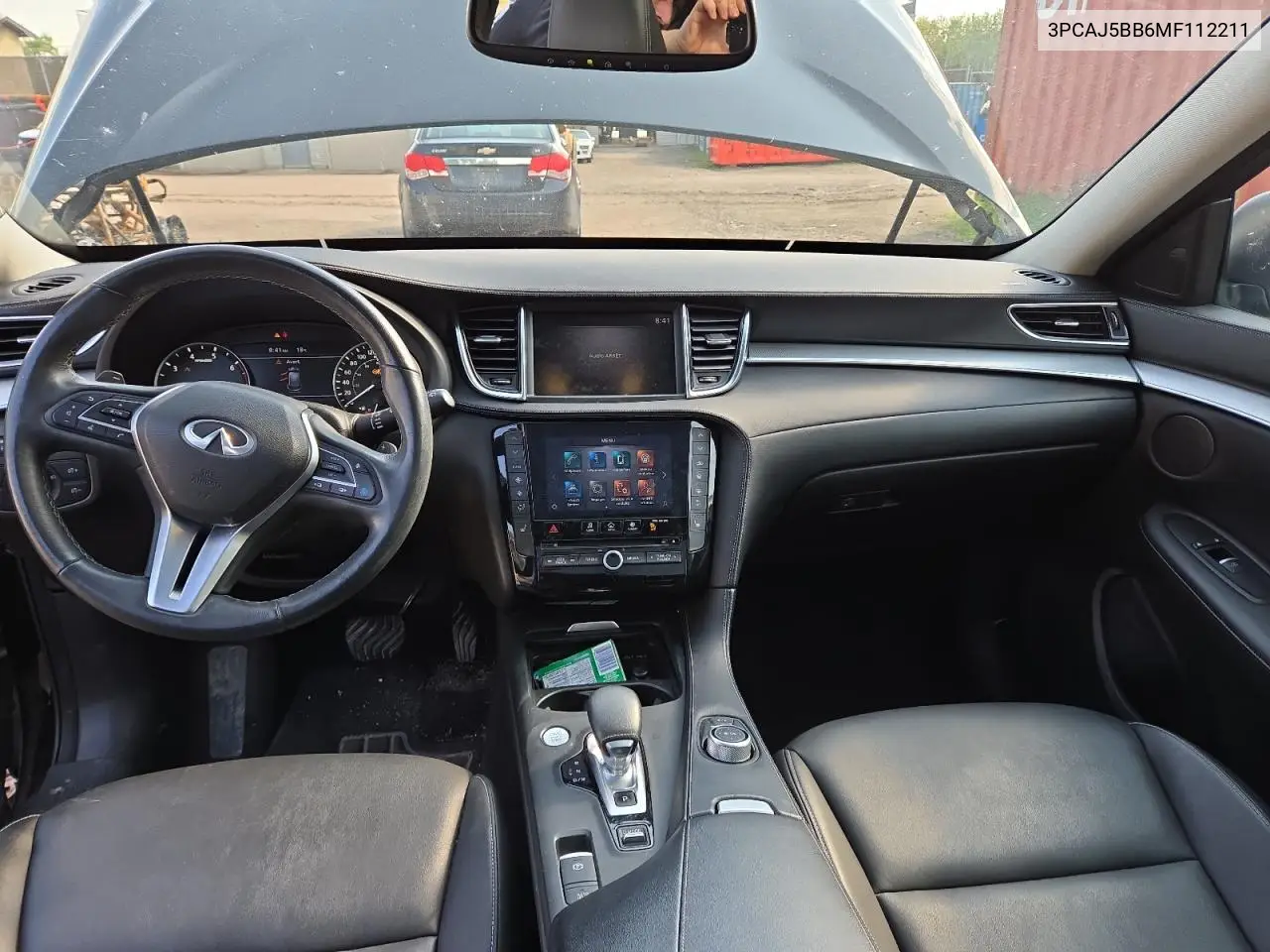 2021 Infiniti Qx50 Luxe VIN: 3PCAJ5BB6MF112211 Lot: 61723025