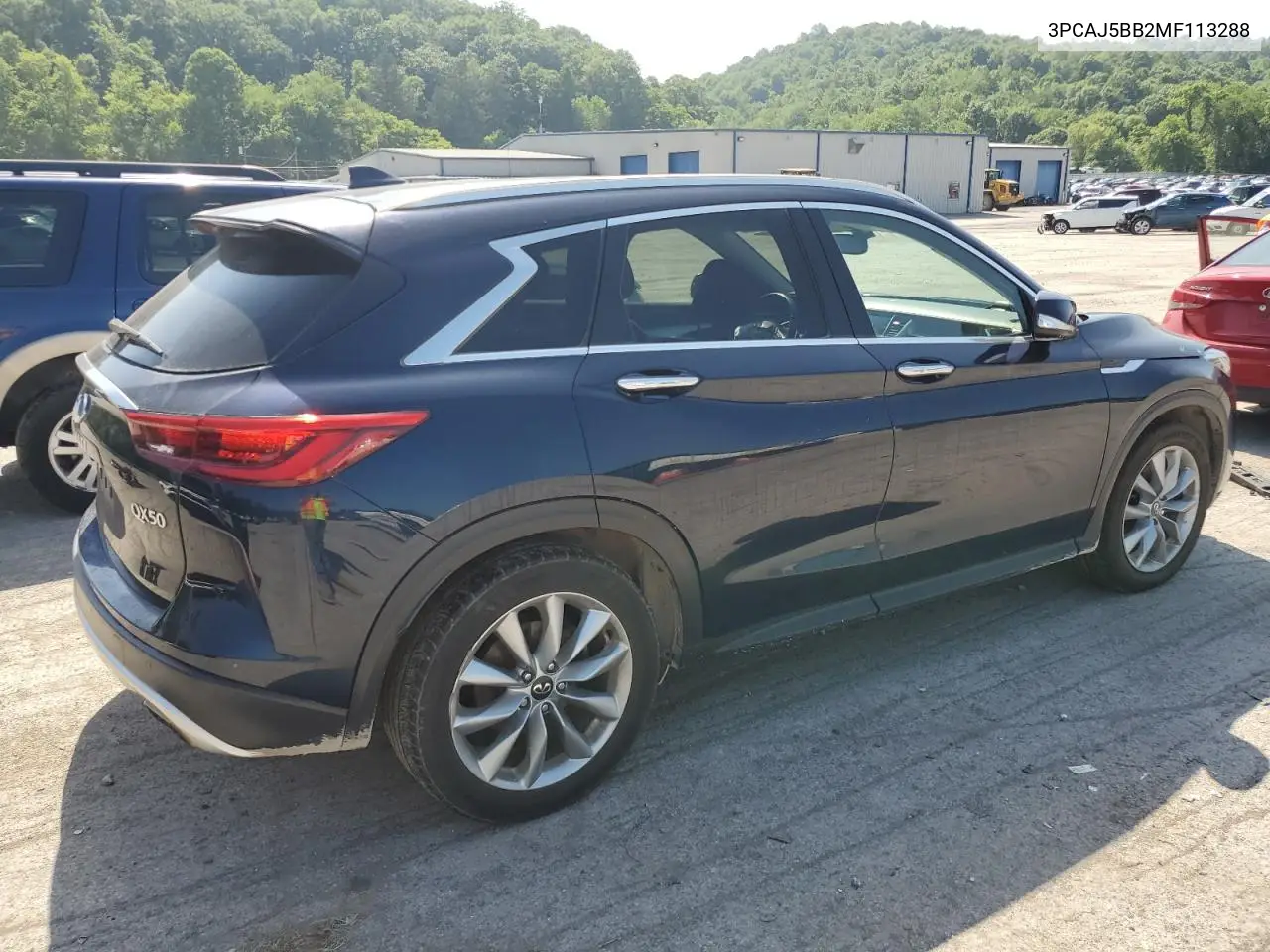 2021 Infiniti Qx50 Luxe VIN: 3PCAJ5BB2MF113288 Lot: 62184215