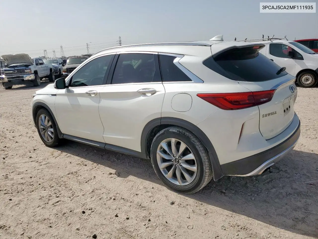 2021 Infiniti Qx50 Essential VIN: 3PCAJ5CA2MF111935 Lot: 62326435
