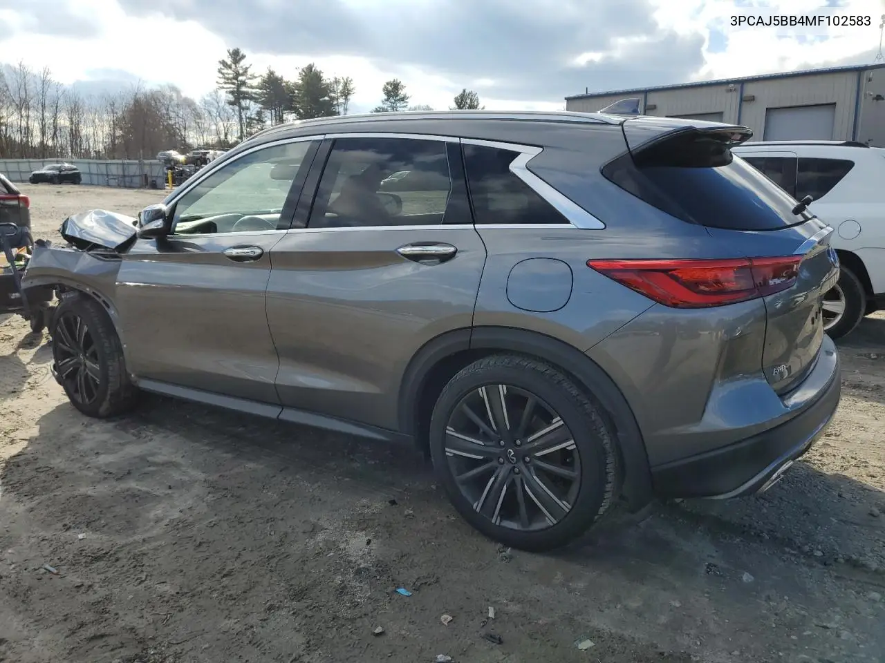 2021 Infiniti Qx50 Luxe VIN: 3PCAJ5BB4MF102583 Lot: 84815554