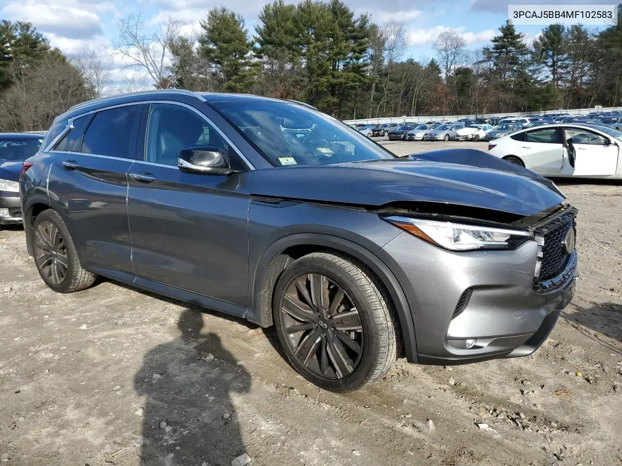 2021 Infiniti Qx50 Luxe VIN: 3PCAJ5BB4MF102583 Lot: 84815554