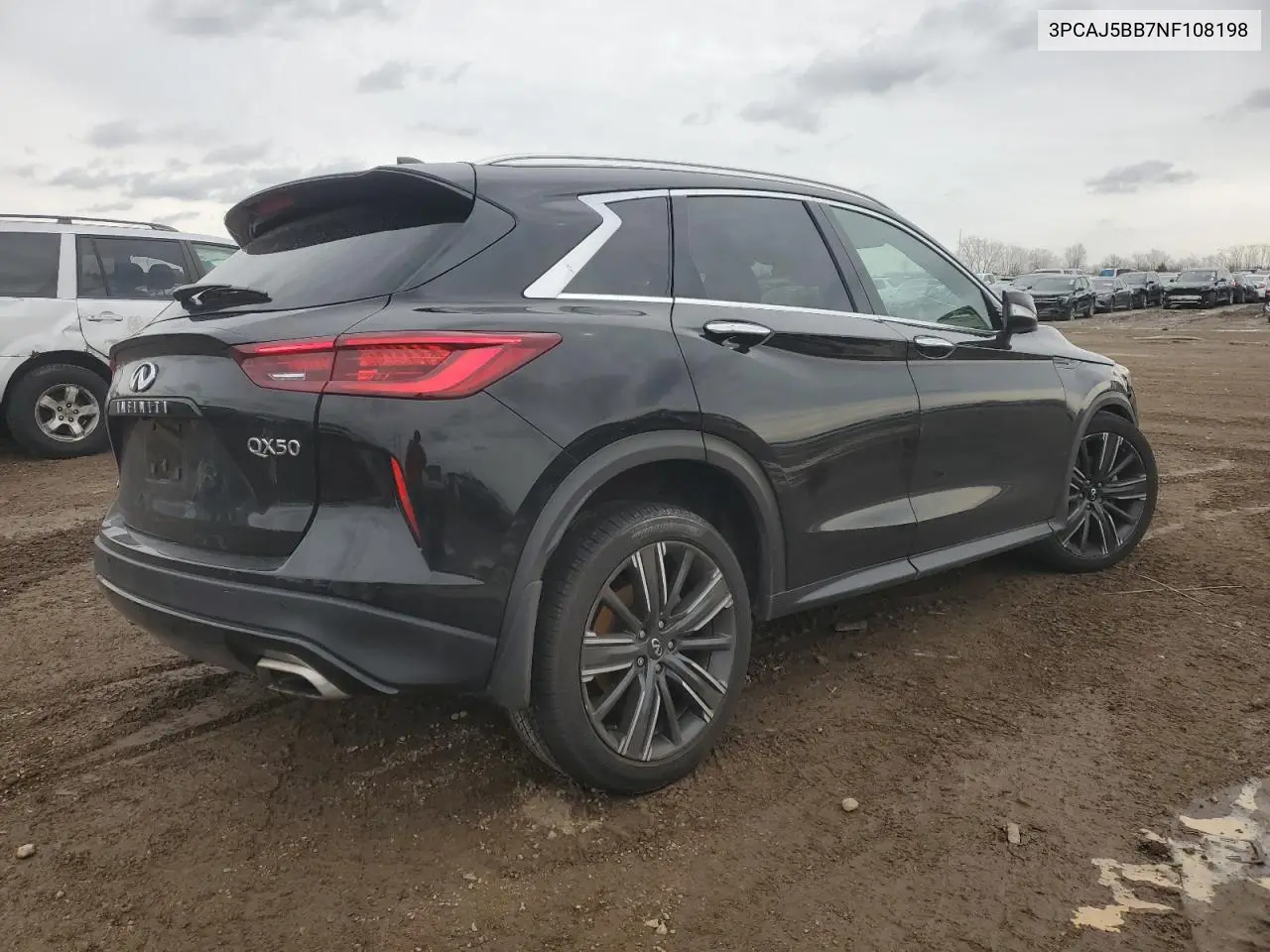 2022 Infiniti Qx50 Luxe VIN: 3PCAJ5BB7NF108198 Lot: 51689915