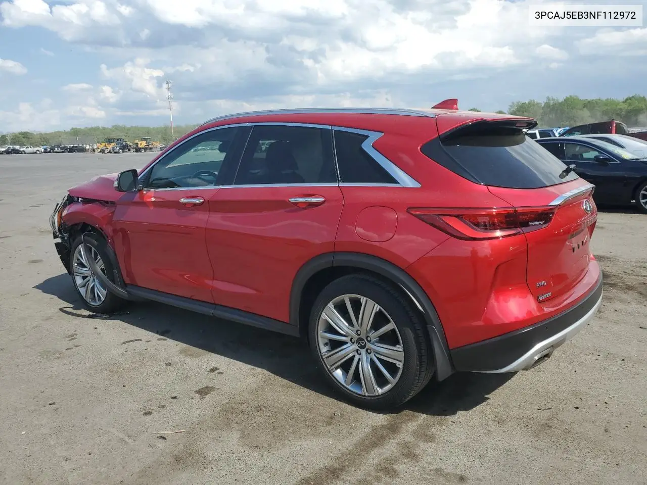 2022 Infiniti Qx50 Sensory VIN: 3PCAJ5EB3NF112972 Lot: 55533665