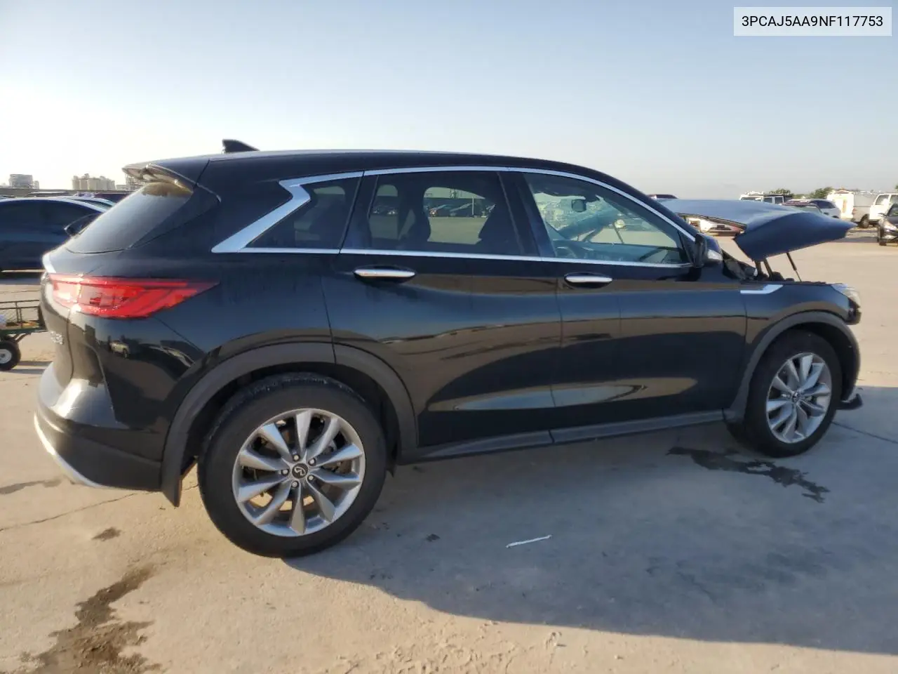 2022 Infiniti Qx50 Pure VIN: 3PCAJ5AA9NF117753 Lot: 56597475