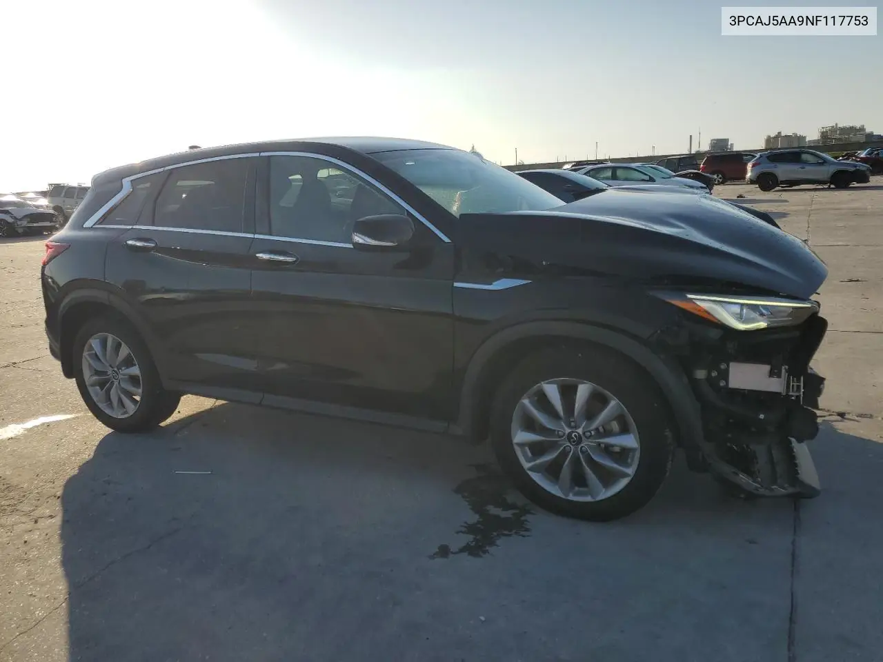 2022 Infiniti Qx50 Pure VIN: 3PCAJ5AA9NF117753 Lot: 56597475