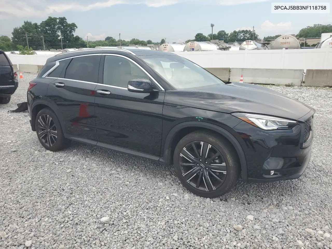 2022 Infiniti Qx50 Luxe VIN: 3PCAJ5BB3NF118758 Lot: 62180695