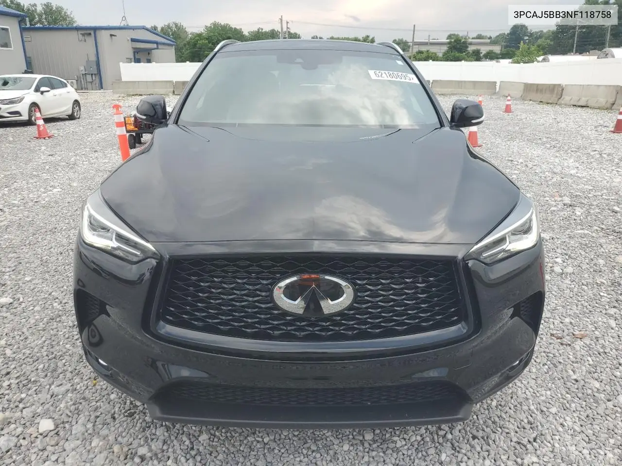 2022 Infiniti Qx50 Luxe VIN: 3PCAJ5BB3NF118758 Lot: 62180695
