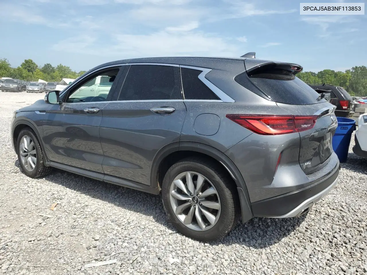 2022 Infiniti Qx50 Pure VIN: 3PCAJ5AB3NF113853 Lot: 62594765