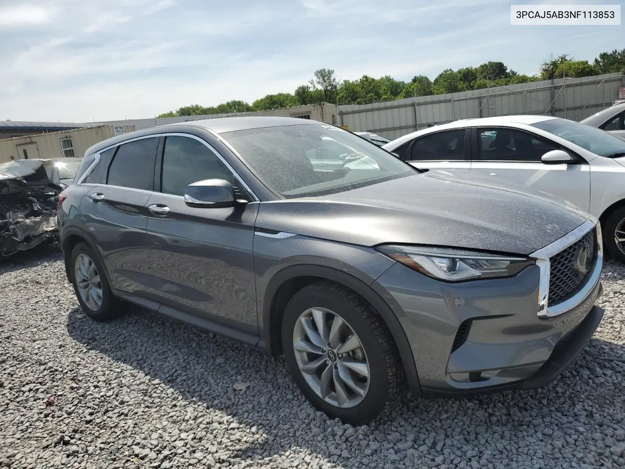 2022 Infiniti Qx50 Pure VIN: 3PCAJ5AB3NF113853 Lot: 62594765