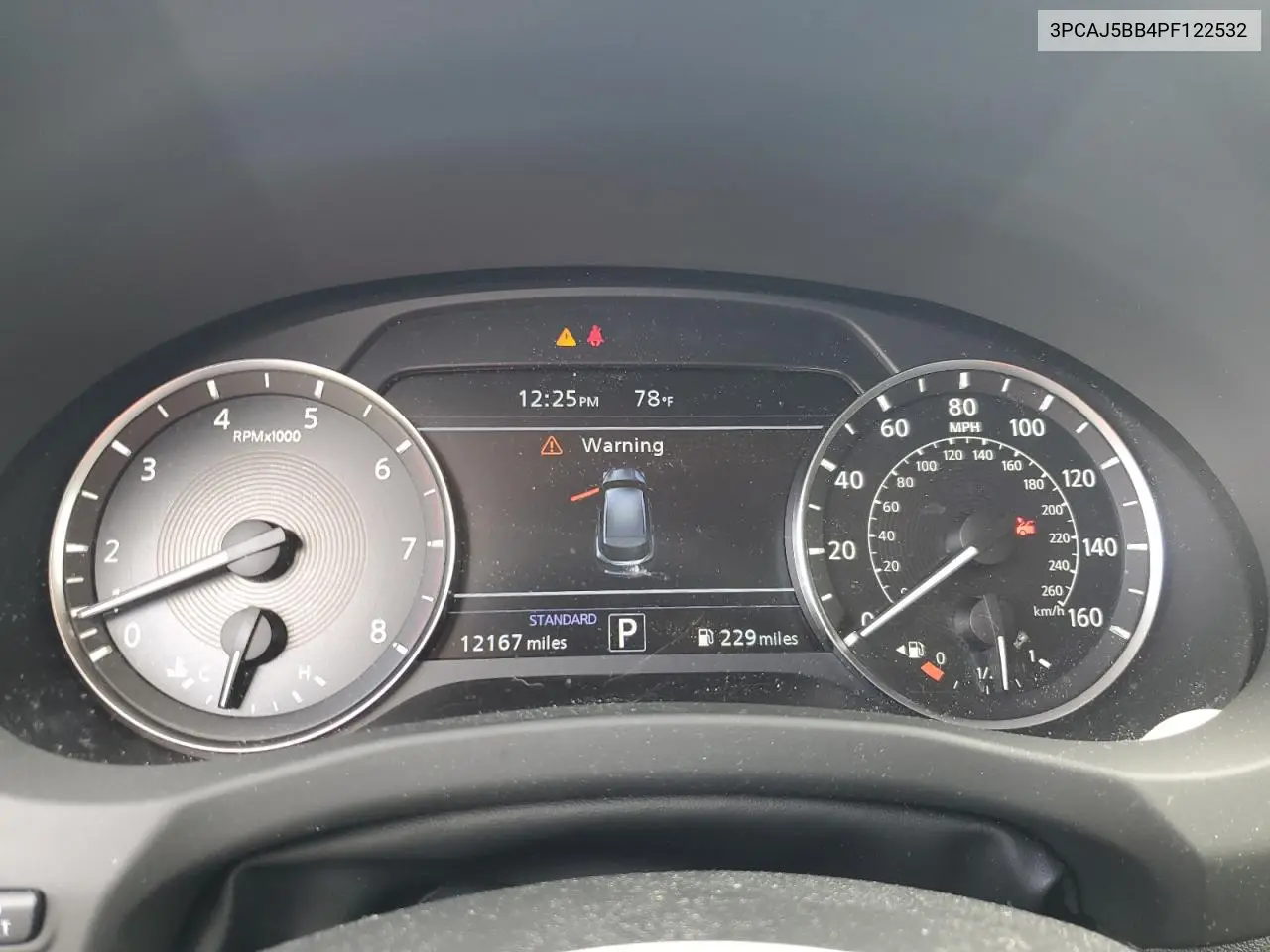 2023 Infiniti Qx50 Luxe VIN: 3PCAJ5BB4PF122532 Lot: 54898305