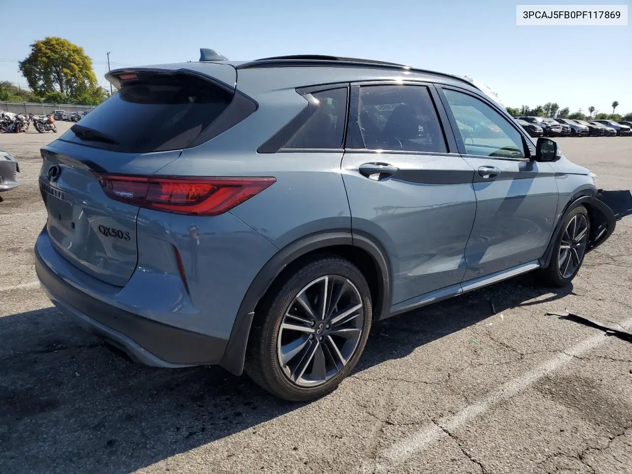2023 Infiniti Qx50 Sport VIN: 3PCAJ5FB0PF117869 Lot: 62851095