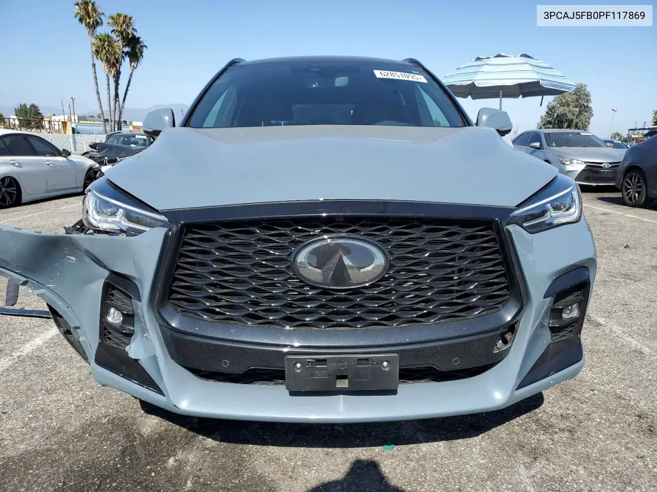 2023 Infiniti Qx50 Sport VIN: 3PCAJ5FB0PF117869 Lot: 62851095