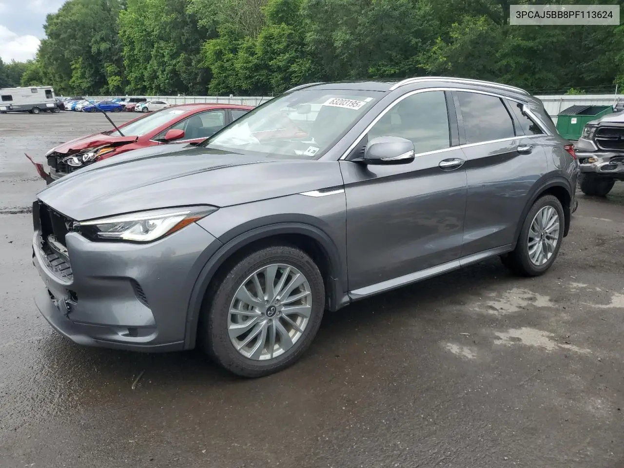 2023 Infiniti Qx50 Luxe VIN: 3PCAJ5BB8PF113624 Lot: 63203195