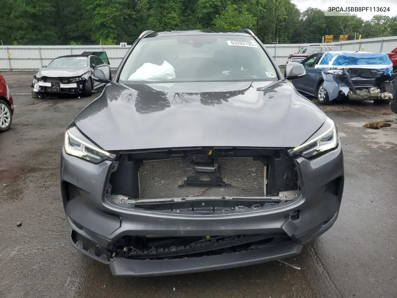 2023 Infiniti Qx50 Luxe VIN: 3PCAJ5BB8PF113624 Lot: 63203195