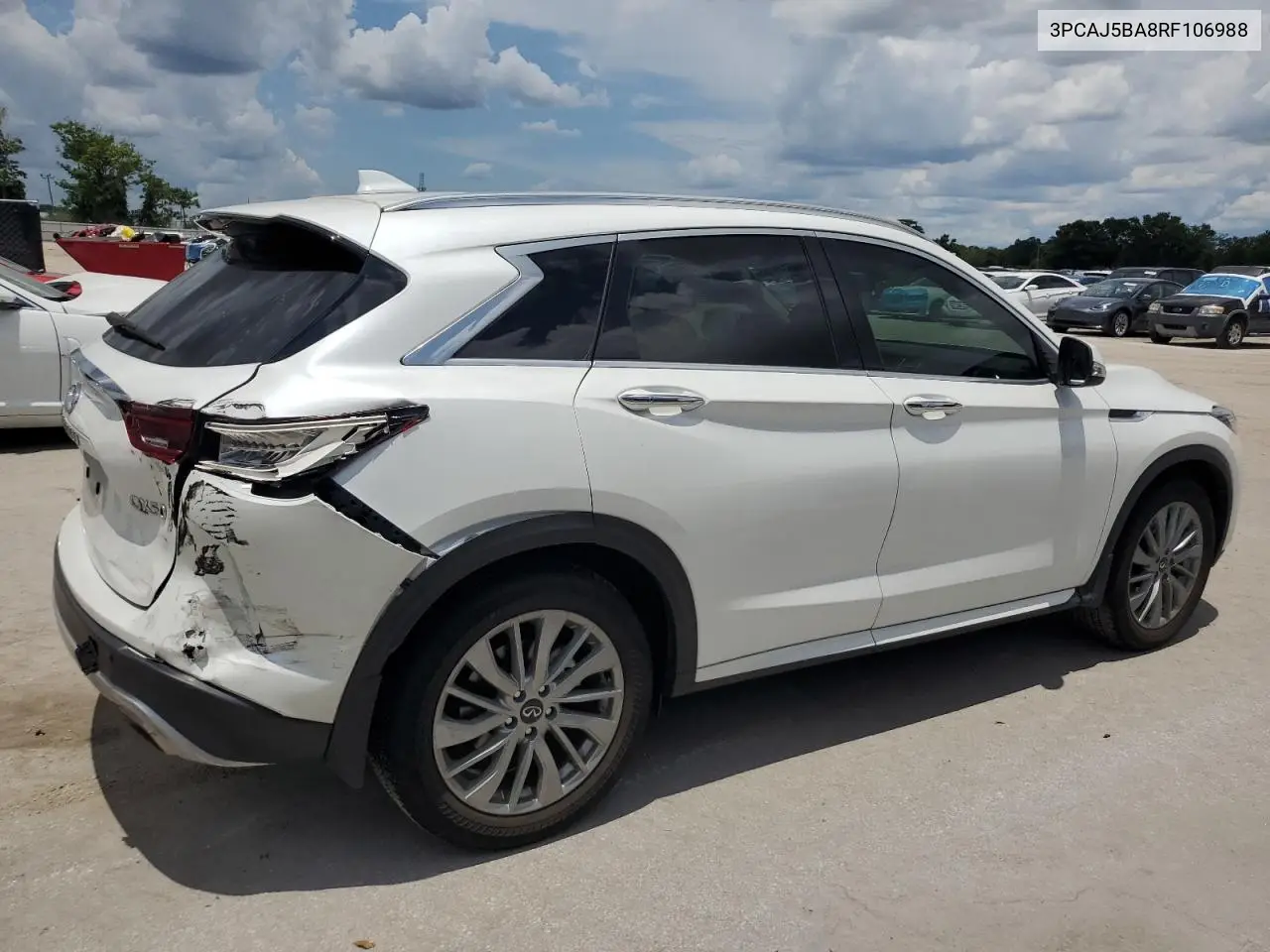 2024 Infiniti Qx50 Luxe VIN: 3PCAJ5BA8RF106988 Lot: 62475765