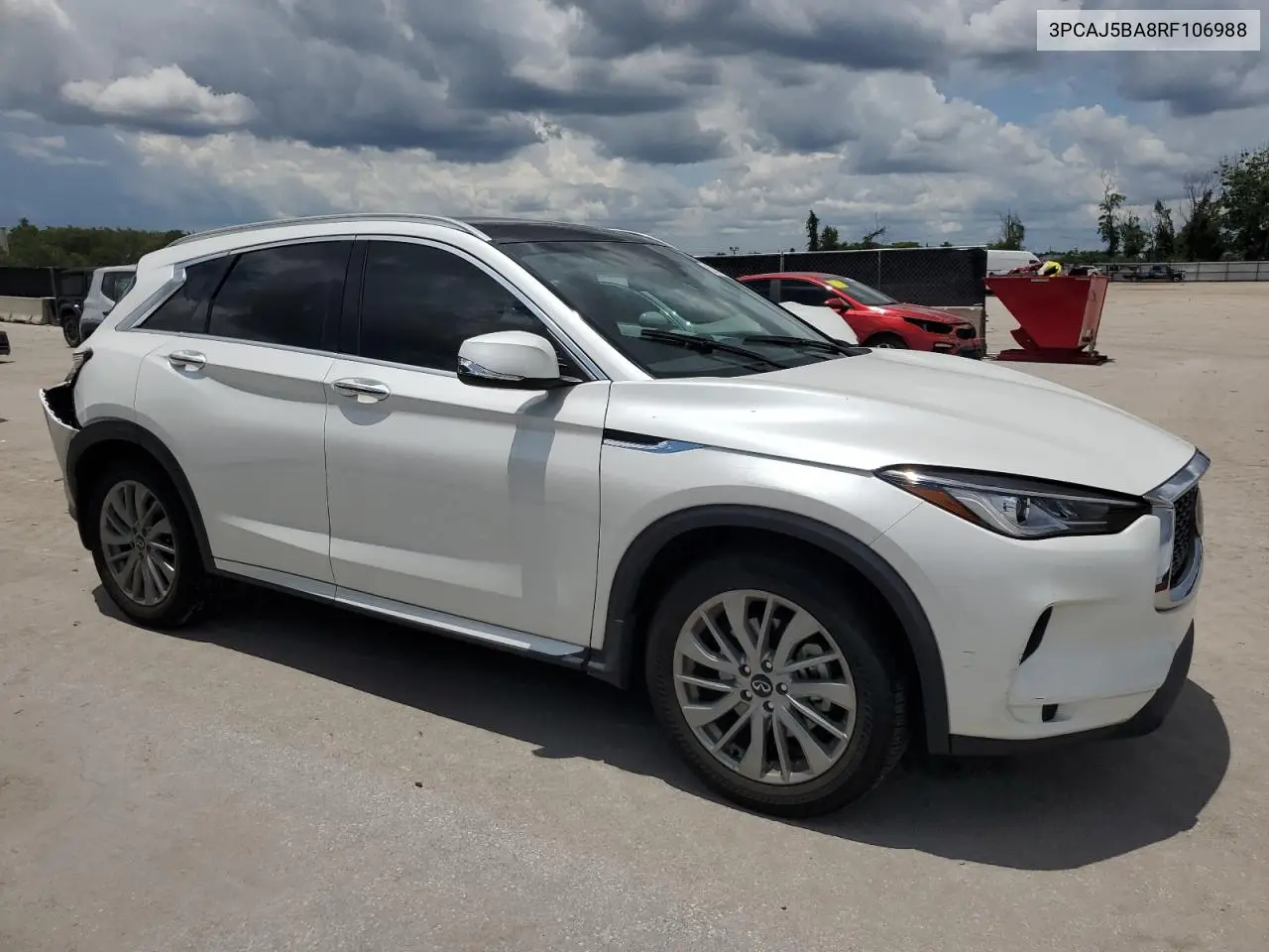 2024 Infiniti Qx50 Luxe VIN: 3PCAJ5BA8RF106988 Lot: 62475765