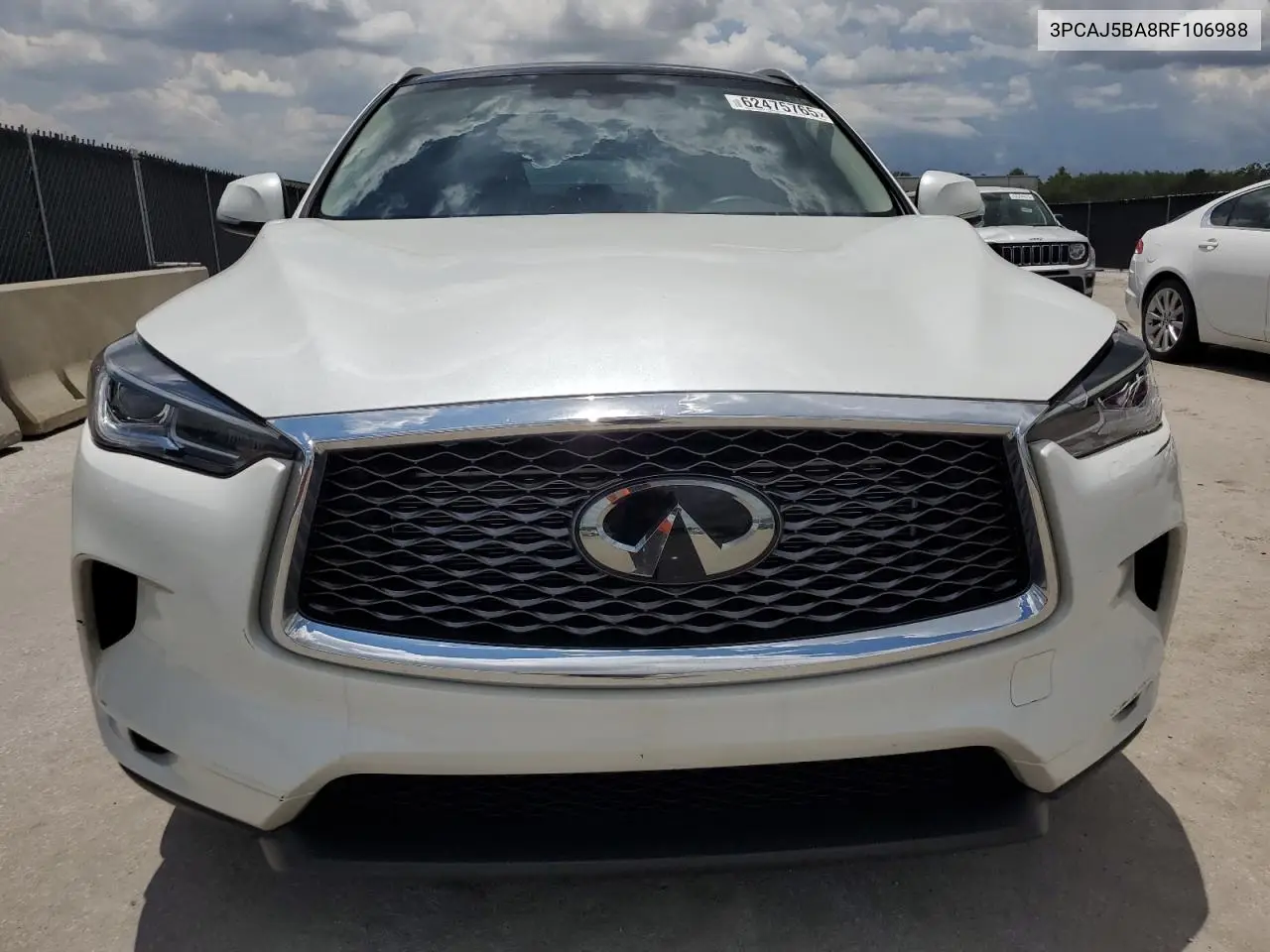 2024 Infiniti Qx50 Luxe VIN: 3PCAJ5BA8RF106988 Lot: 62475765