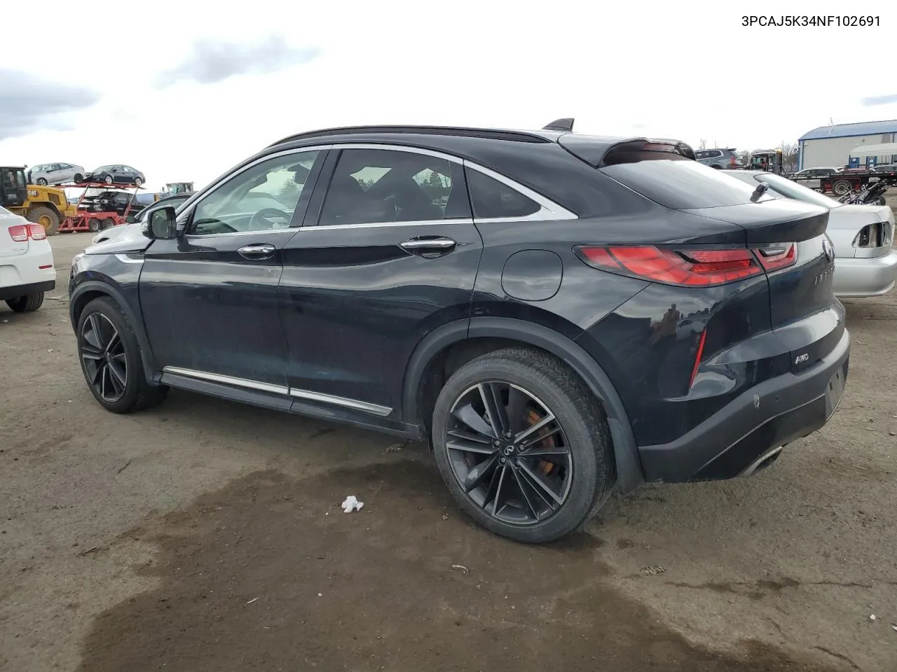 2022 Infiniti Qx55 Essential VIN: 3PCAJ5K34NF102691 Lot: 47073134