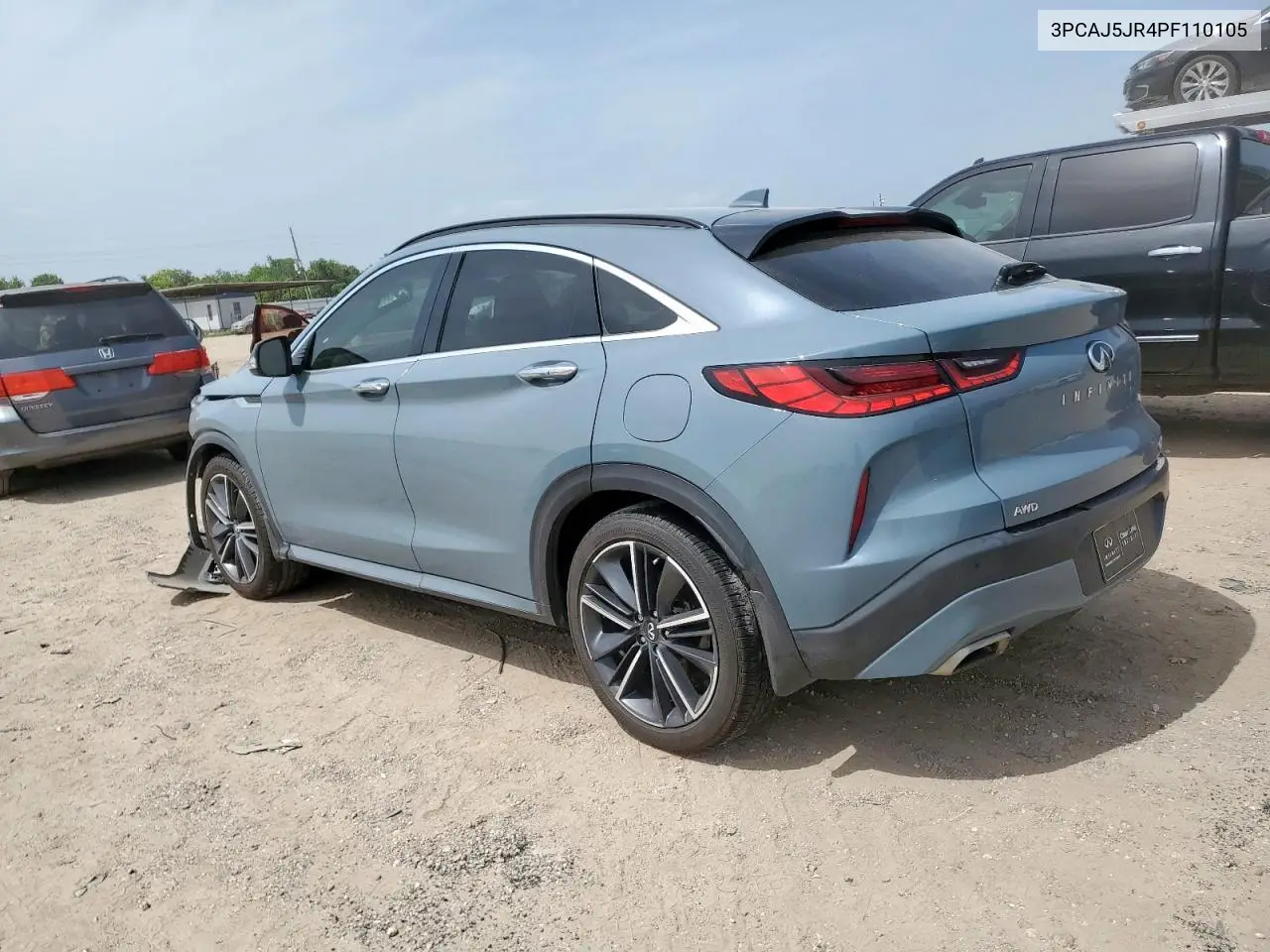 2023 Infiniti Qx55 Luxe VIN: 3PCAJ5JR4PF110105 Lot: 63426065