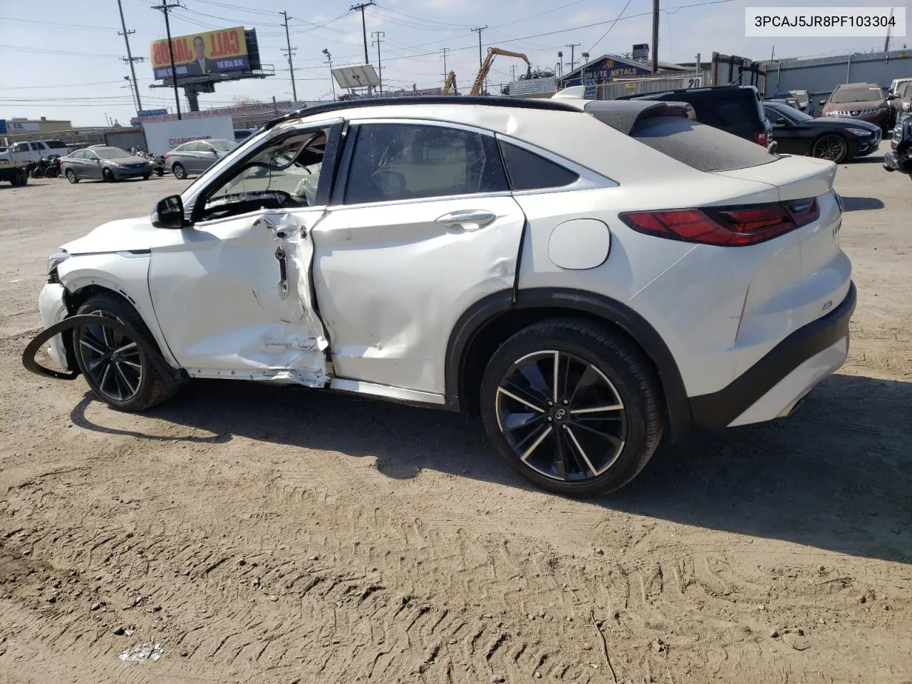 2023 Infiniti Qx55 Luxe VIN: 3PCAJ5JR8PF103304 Lot: 68948444