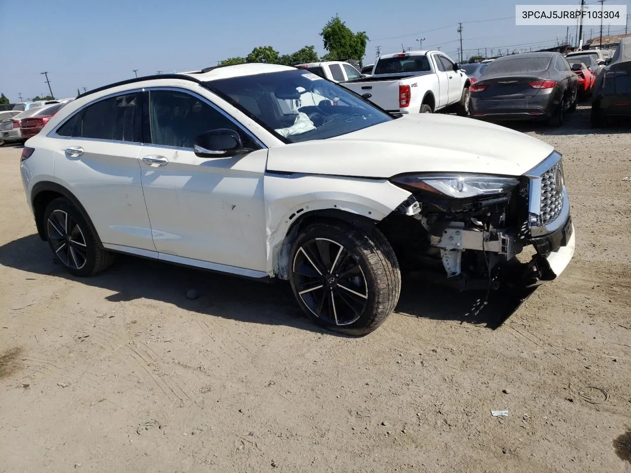 2023 Infiniti Qx55 Luxe VIN: 3PCAJ5JR8PF103304 Lot: 68948444