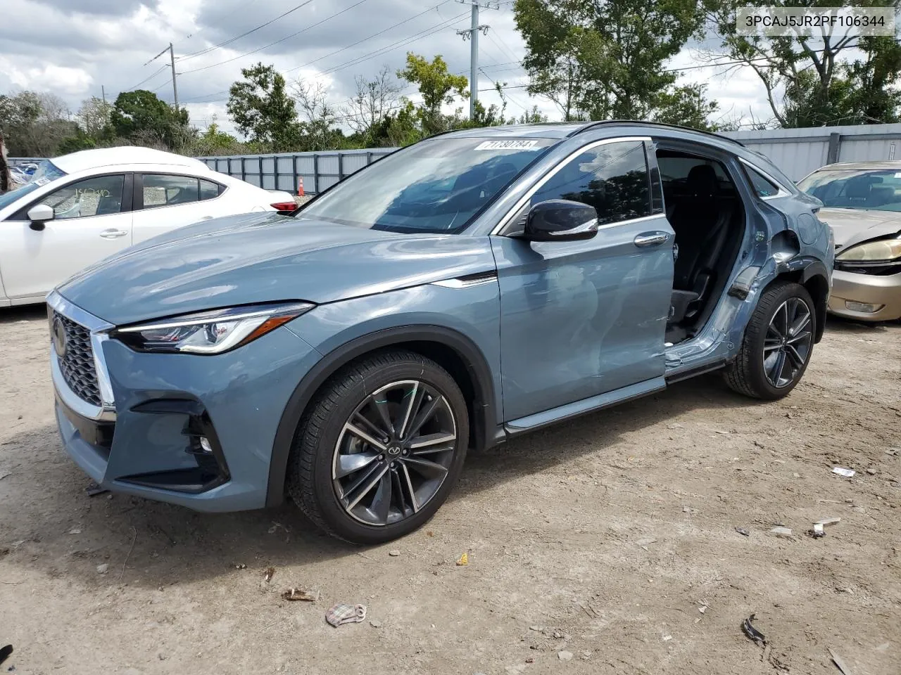 2023 Infiniti Qx55 Luxe VIN: 3PCAJ5JR2PF106344 Lot: 71730784