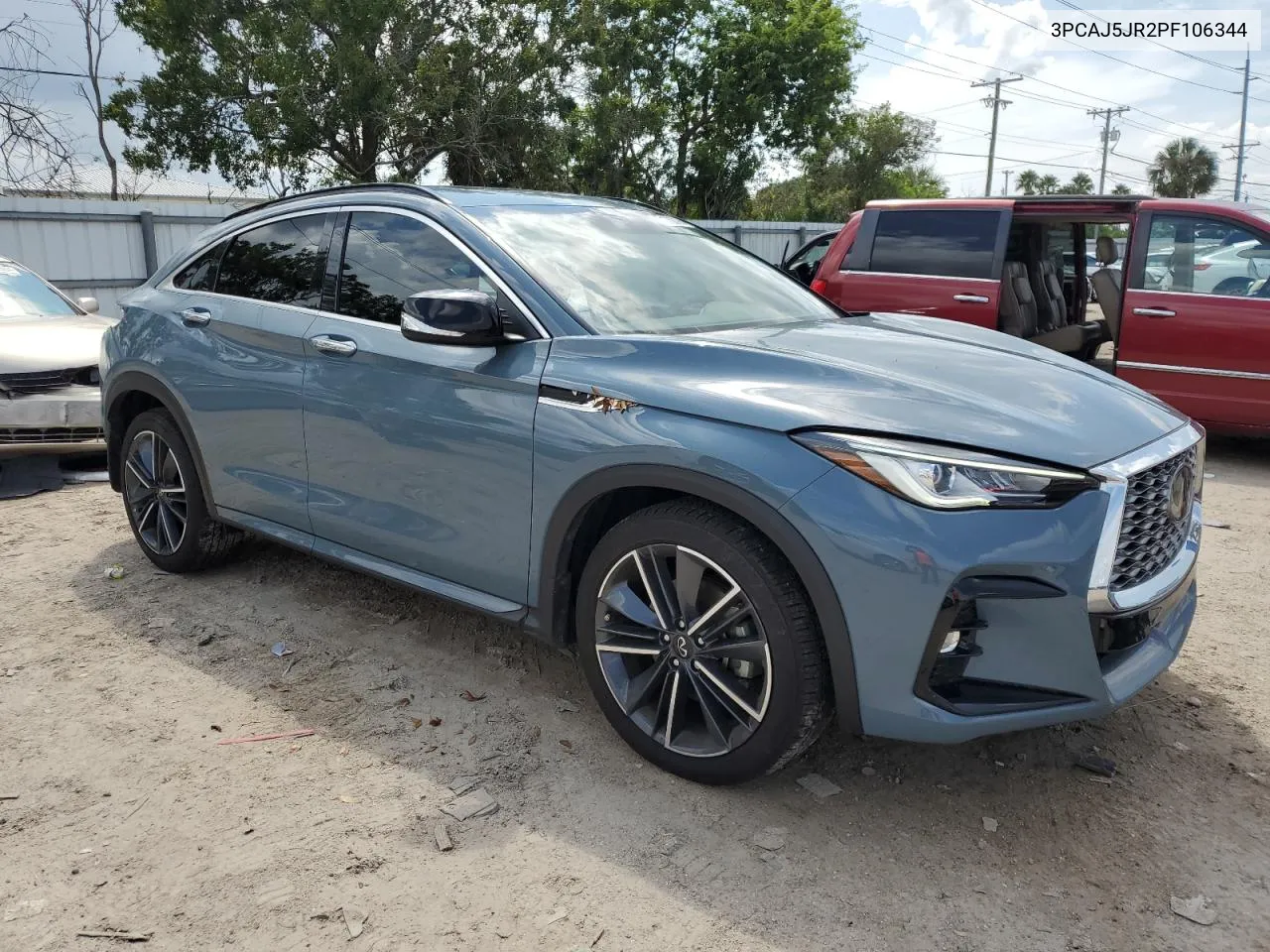 2023 Infiniti Qx55 Luxe VIN: 3PCAJ5JR2PF106344 Lot: 71730784