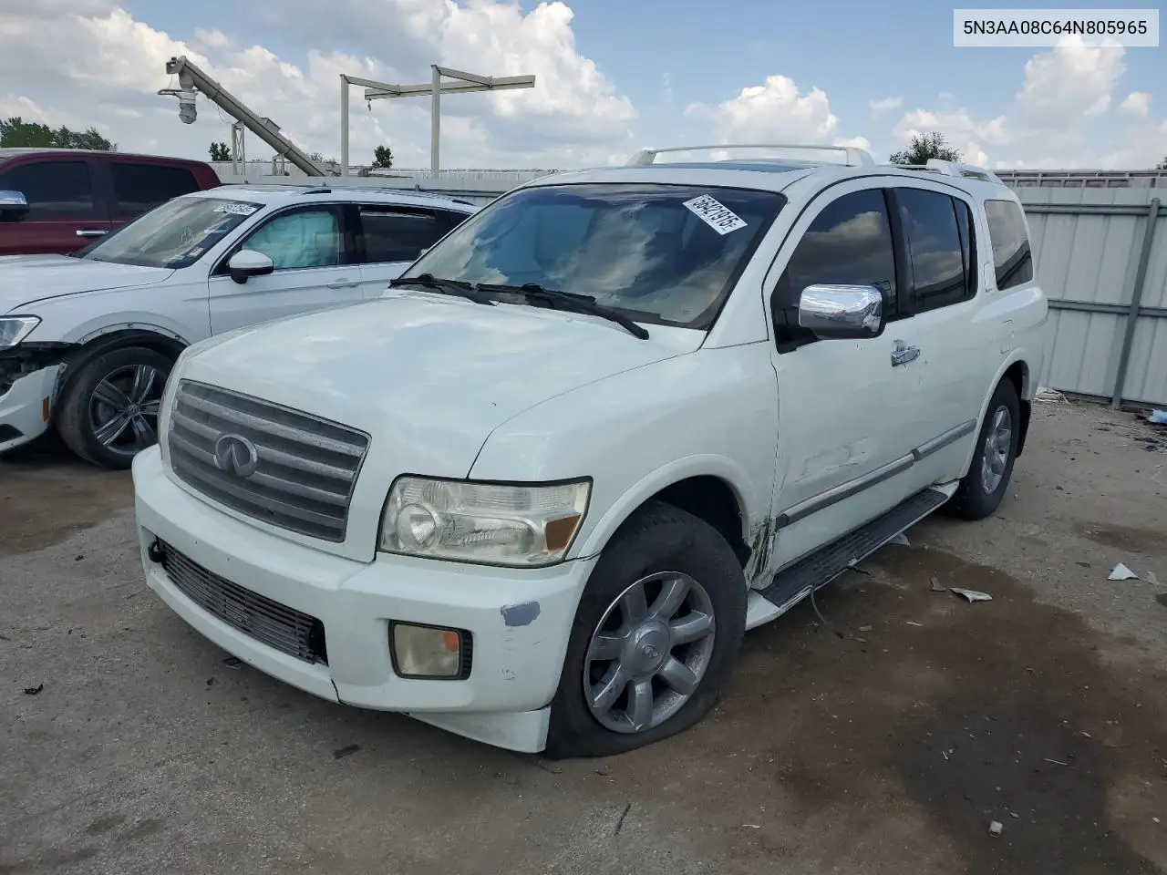2004 Infiniti Qx56 VIN: 5N3AA08C64N805965 Lot: 56421915