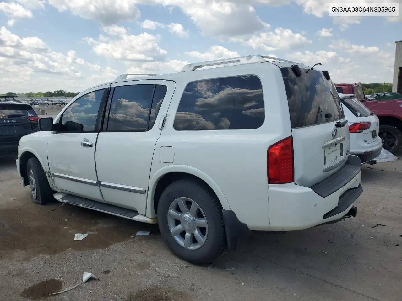 2004 Infiniti Qx56 VIN: 5N3AA08C64N805965 Lot: 56421915