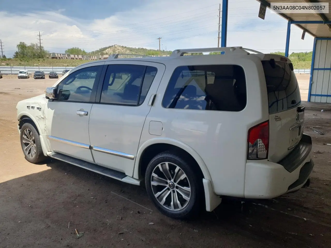 2004 Infiniti Qx56 VIN: 5N3AA08C04N802057 Lot: 58439035