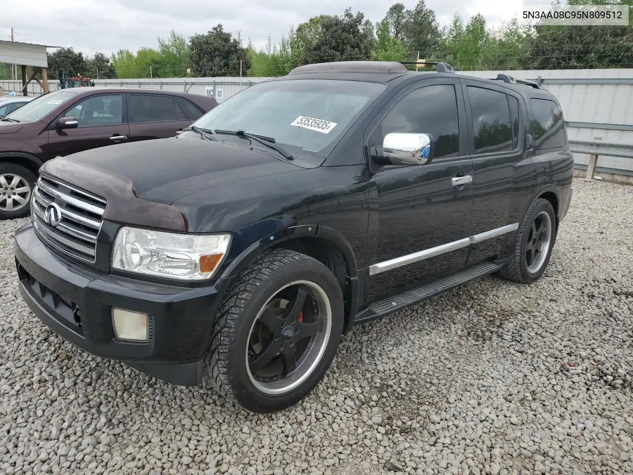 2005 Infiniti Qx56 VIN: 5N3AA08C95N809512 Lot: 53535935