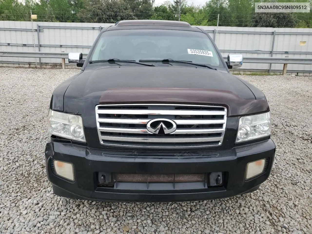 2005 Infiniti Qx56 VIN: 5N3AA08C95N809512 Lot: 53535935