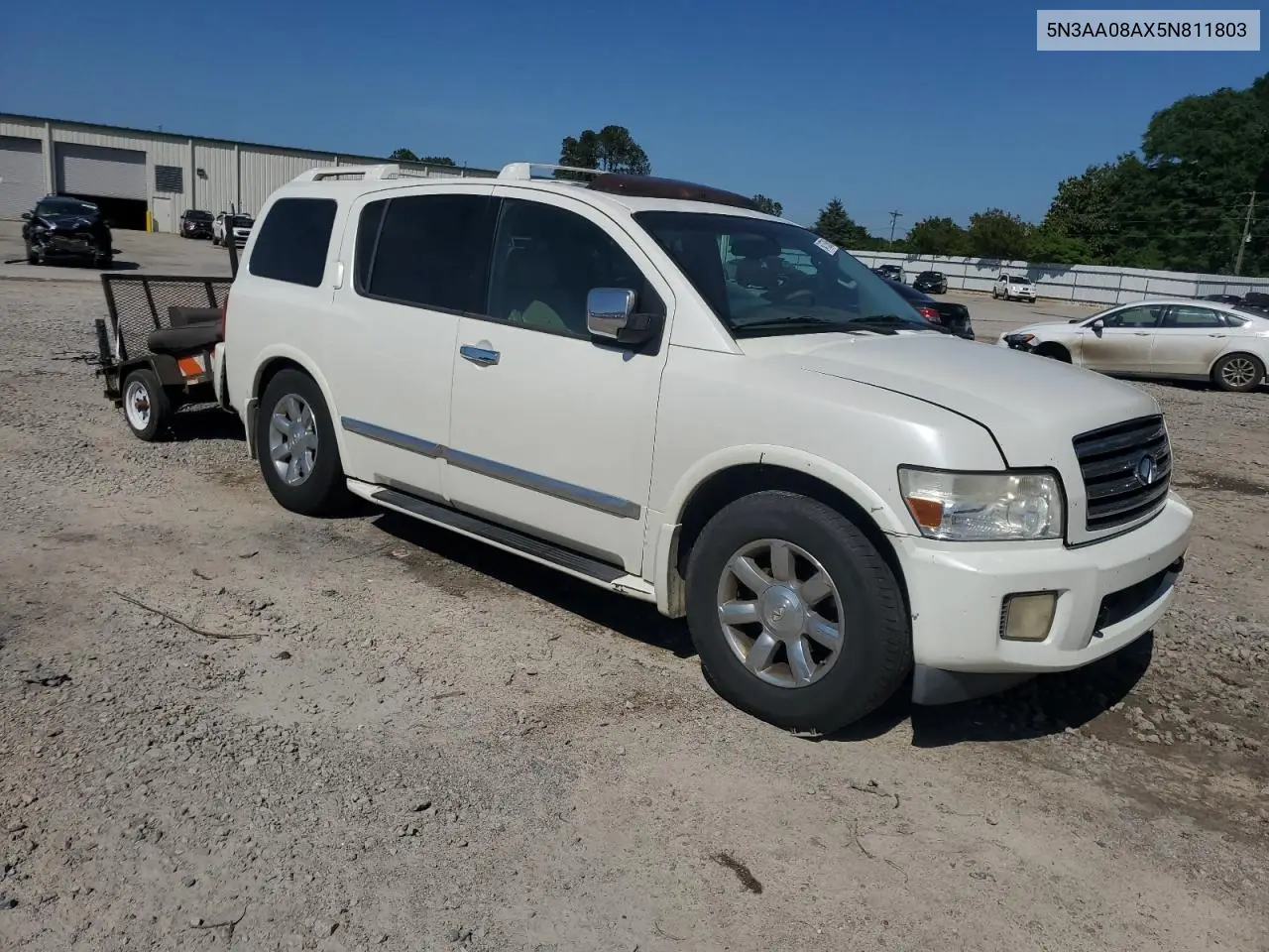 2005 Infiniti Qx56 VIN: 5N3AA08AX5N811803 Lot: 54753805