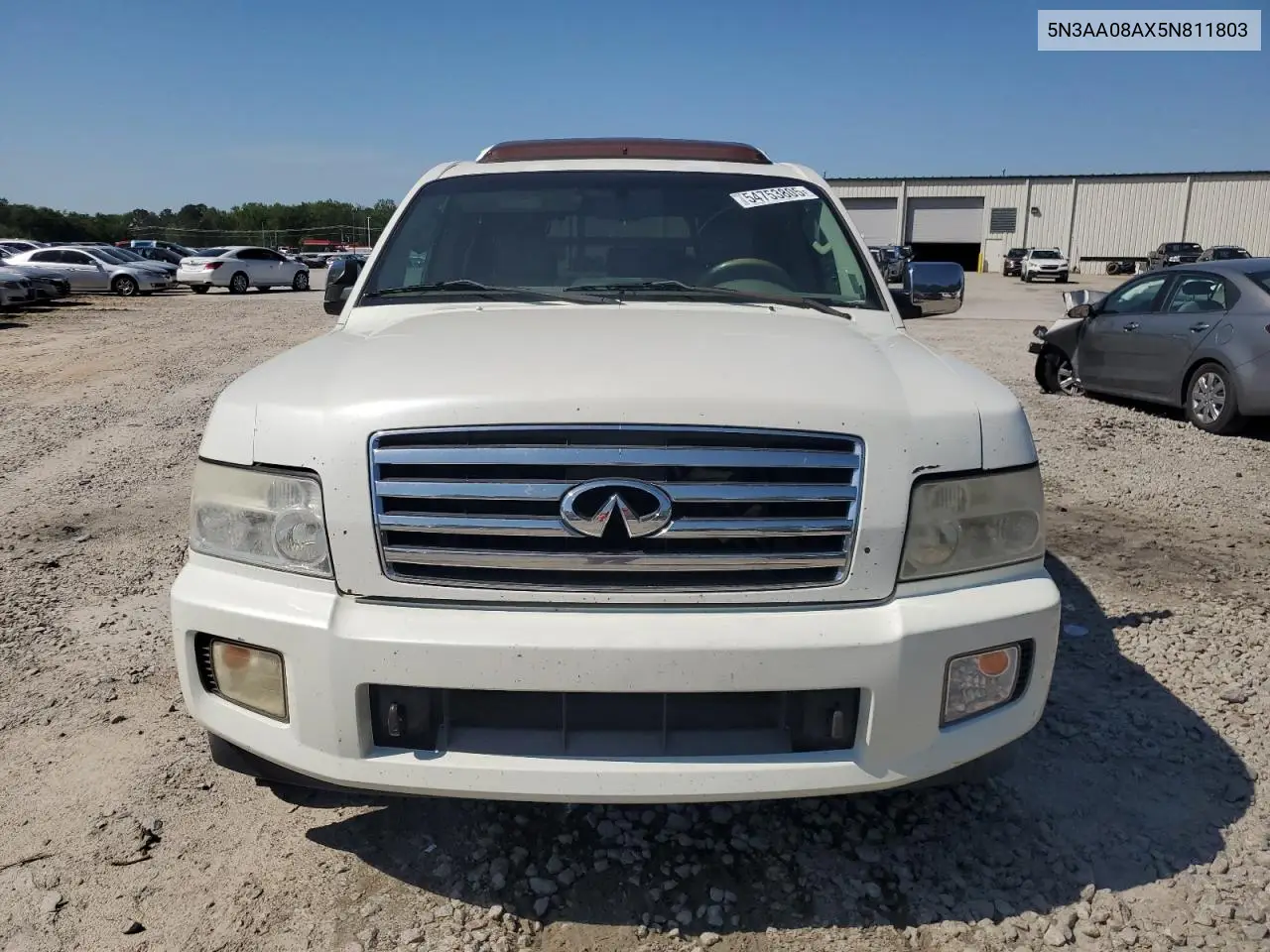 2005 Infiniti Qx56 VIN: 5N3AA08AX5N811803 Lot: 54753805