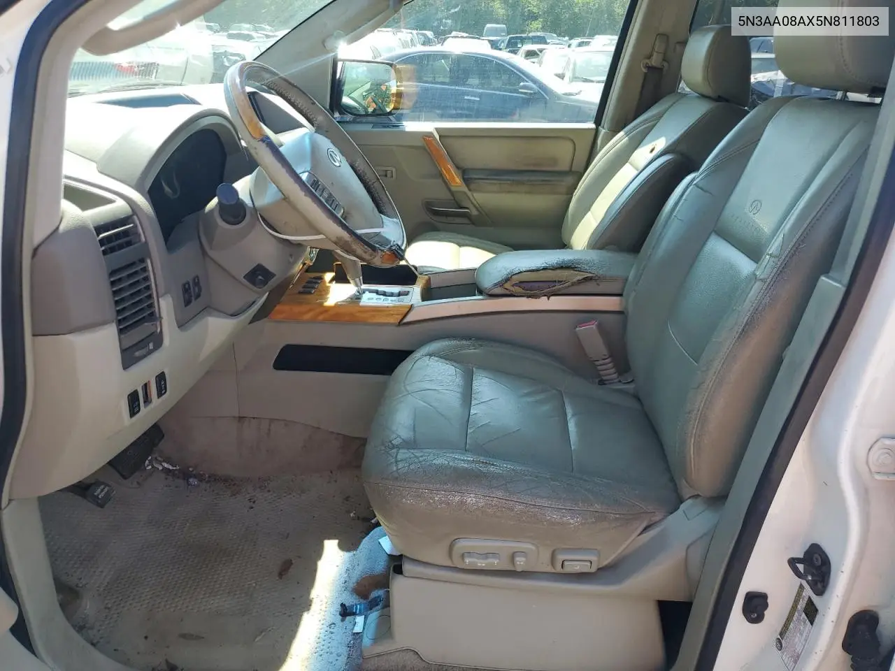 2005 Infiniti Qx56 VIN: 5N3AA08AX5N811803 Lot: 54753805