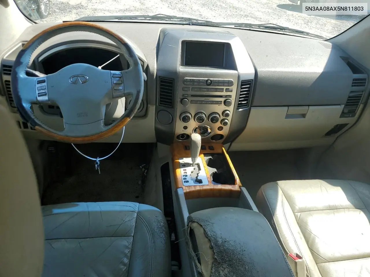 2005 Infiniti Qx56 VIN: 5N3AA08AX5N811803 Lot: 54753805