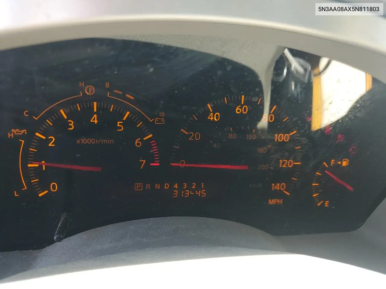 2005 Infiniti Qx56 VIN: 5N3AA08AX5N811803 Lot: 54753805