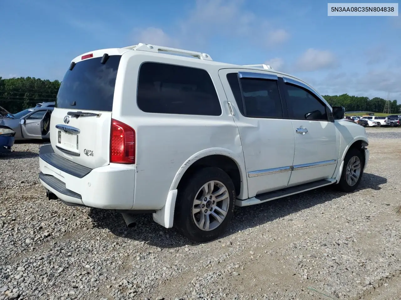 2005 Infiniti Qx56 VIN: 5N3AA08C35N804838 Lot: 60927015