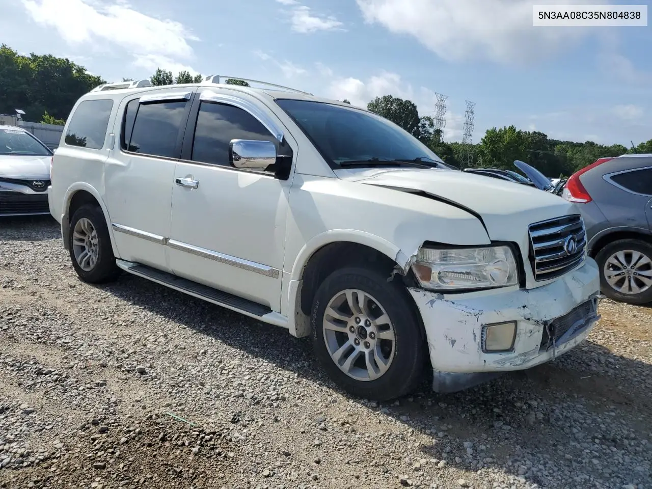 2005 Infiniti Qx56 VIN: 5N3AA08C35N804838 Lot: 60927015