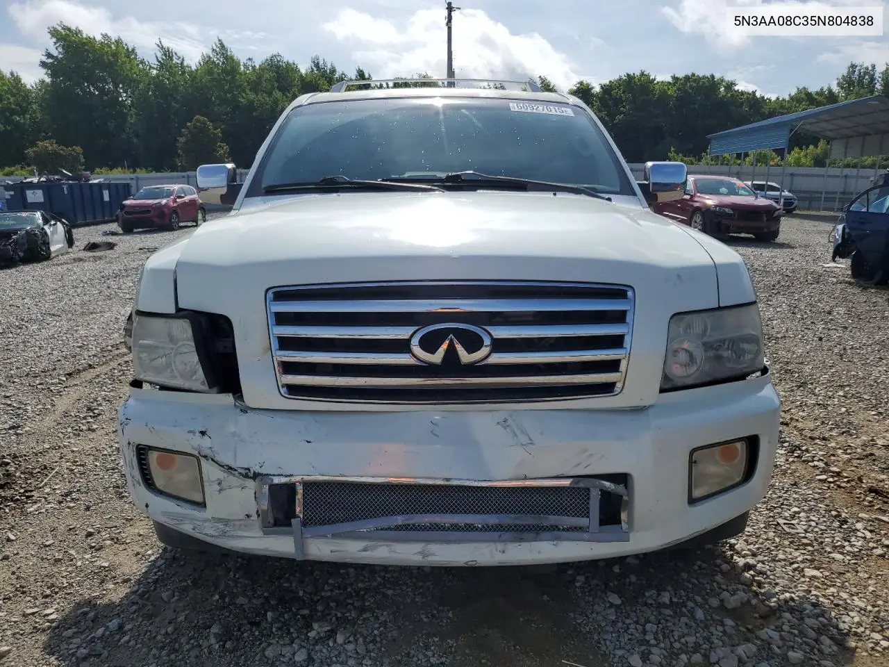 2005 Infiniti Qx56 VIN: 5N3AA08C35N804838 Lot: 60927015